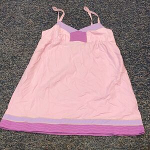 Tiki Palm Purple babydoll dress sz. L NWT